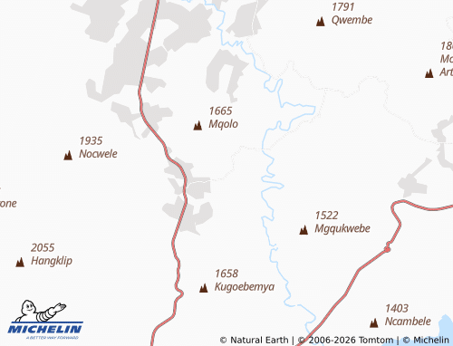 MICHELIN-Landkarte Nqonyama - ViaMichelin