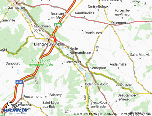 Carte MICHELIN Nesle-l'Hôpital - ViaMichelin