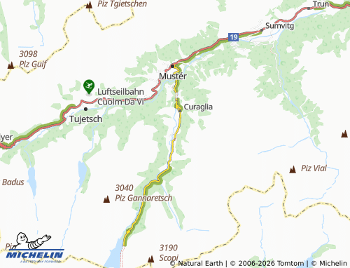 Carte MICHELIN Platta - ViaMichelin