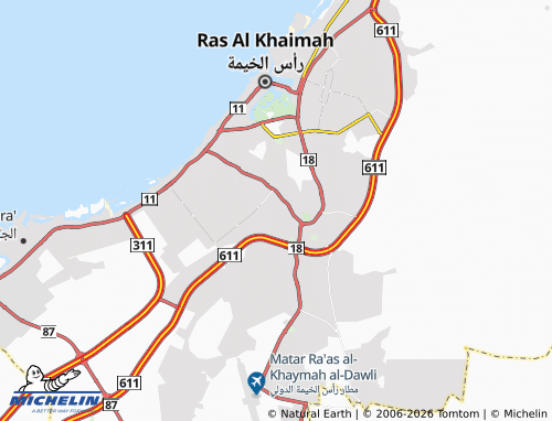Carte MICHELIN al-Kharan - ViaMichelin