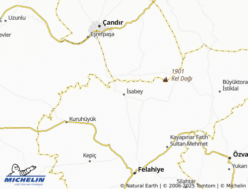 MICHELIN İsabey map - ViaMichelin