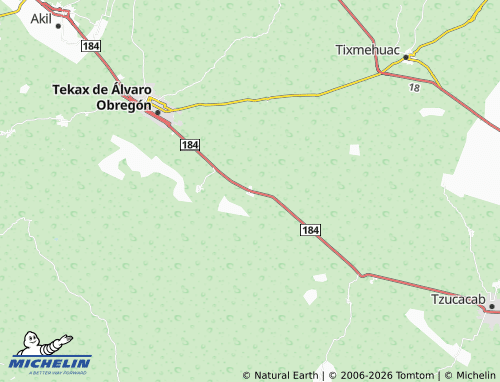 MICHELIN Ticum map - ViaMichelin