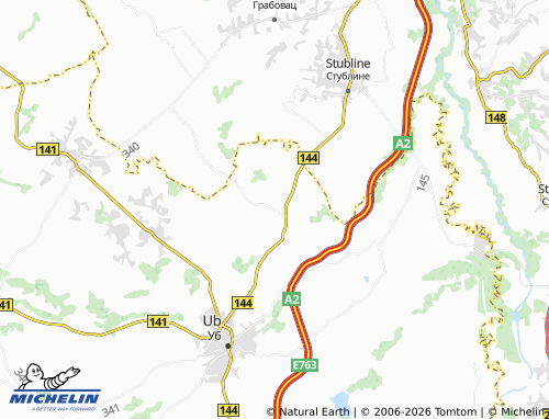 Mapa MICHELIN Milorci - ViaMichelin