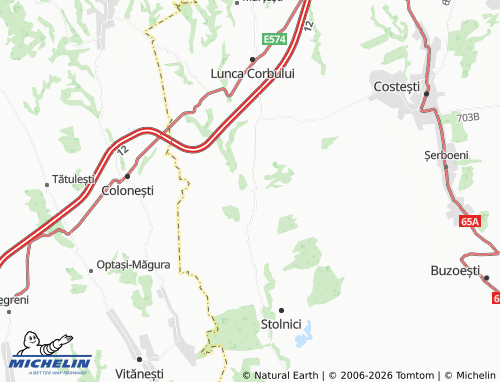 Carte MICHELIN Ciești - ViaMichelin