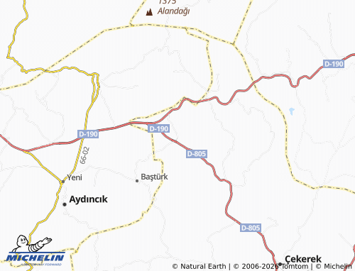 Mappa MICHELIN Bazlambaç - ViaMichelin