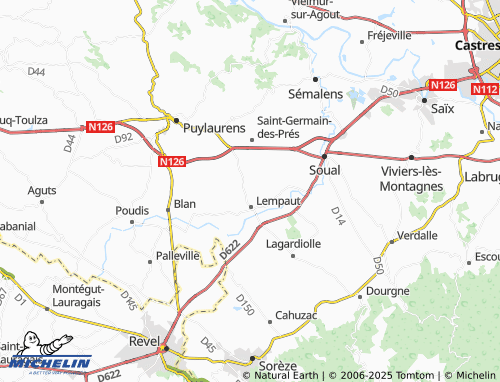 Mappa MICHELIN La Plane - ViaMichelin