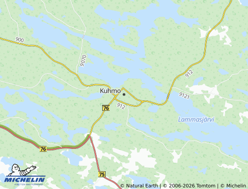Kaart MICHELIN Kuhmo - ViaMichelin