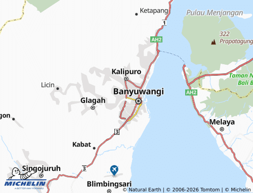 Mapa MICHELIN Penataban - ViaMichelin