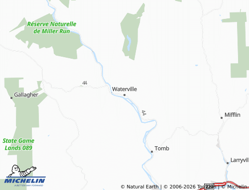 Mappa MICHELIN Waterville - ViaMichelin