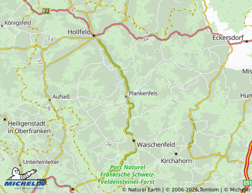 Mappa MICHELIN Plankenfels - ViaMichelin