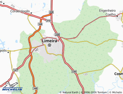 Mapa MICHELIN Parque Hippólyto - ViaMichelin