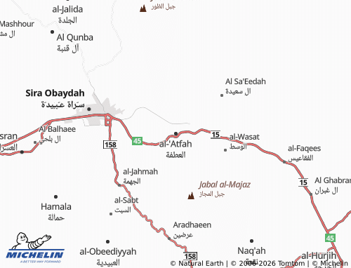 Mapa MICHELIN al-'Atfah - ViaMichelin