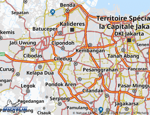 Carte MICHELIN Pondok Pucung - ViaMichelin