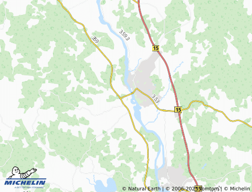 MICHELIN Keskikylä map - ViaMichelin