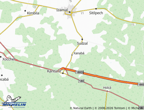 Mappa MICHELIN Xanabá - ViaMichelin
