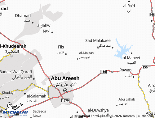 MICHELIN-Landkarte al-Majsas - ViaMichelin