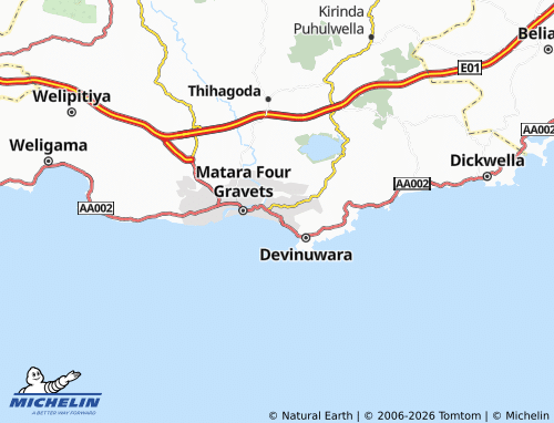 Mappa MICHELIN Meddawatta - ViaMichelin