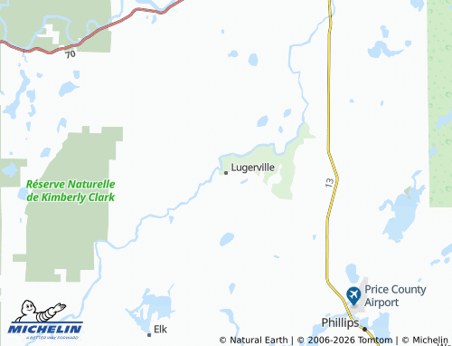 Kaart MICHELIN Lugerville - ViaMichelin