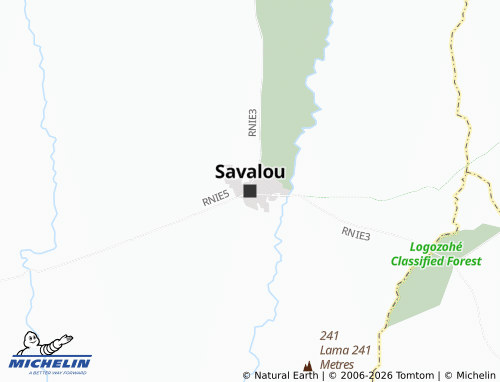 Carte MICHELIN Savalou - ViaMichelin