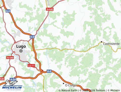 Mapa MICHELIN A Brea - ViaMichelin