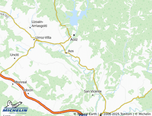 MICHELIN Murillo de Lónguida map - ViaMichelin