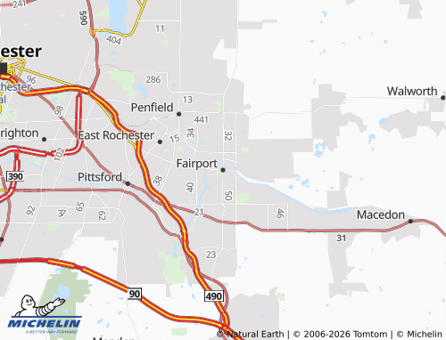 Mapa MICHELIN Fairport - ViaMichelin
