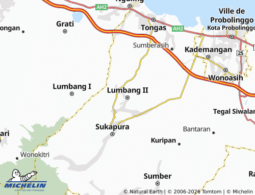 MICHELIN Lumbang II map - ViaMichelin