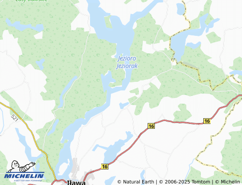 MICHELIN Jezierzyce map - ViaMichelin