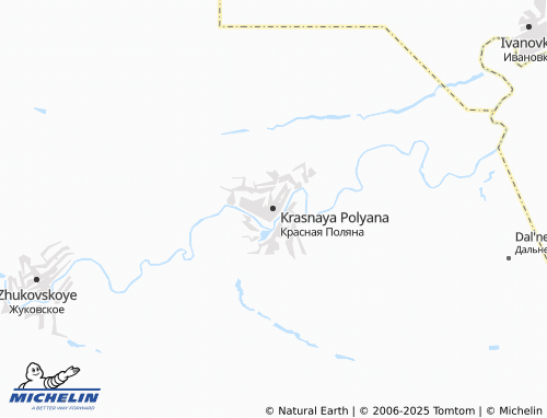 MICHELIN Krasnaya Polyana map - ViaMichelin