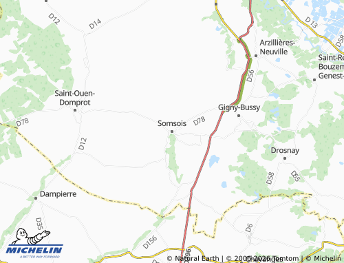 MICHELIN Somsois map - ViaMichelin