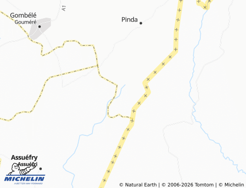 Mapa MICHELIN Adoumkroum - ViaMichelin