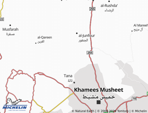 MICHELIN-Landkarte al-Rummanah - ViaMichelin