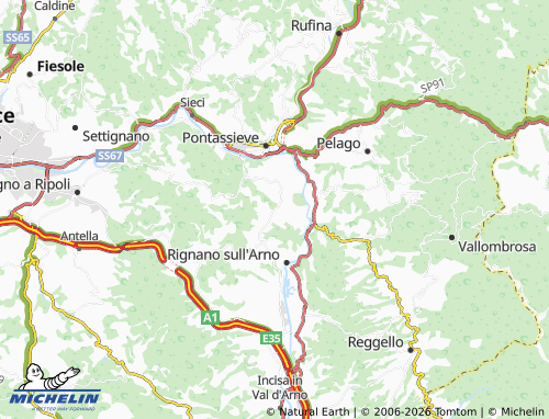 MICHELIN Torri map - ViaMichelin