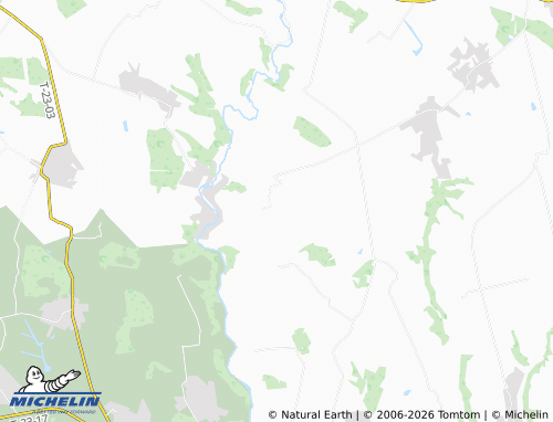 MICHELIN Zahoriany map - ViaMichelin
