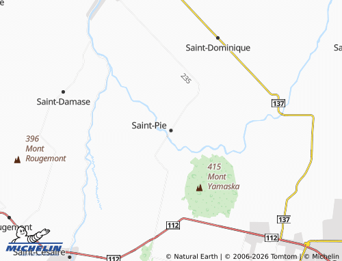 Carte MICHELIN Saint-Pie - ViaMichelin