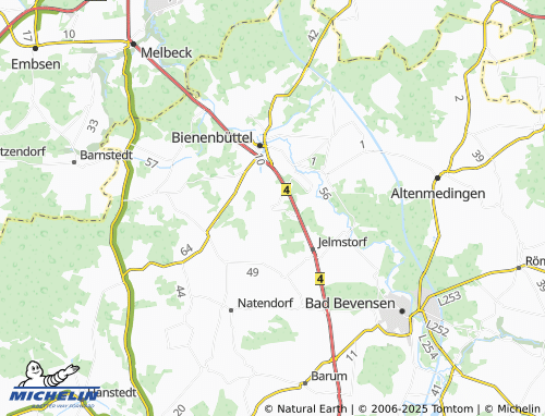 Kaart MICHELIN Bargdorf - ViaMichelin