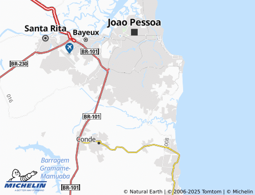 MICHELIN Gramame map - ViaMichelin