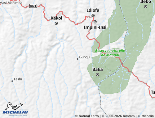 Mappa MICHELIN Gungu - ViaMichelin