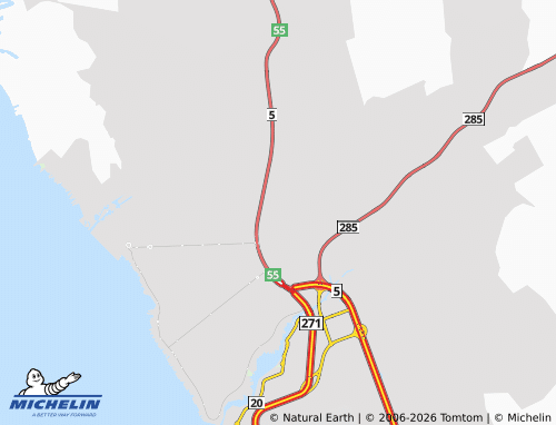 MICHELIN-Landkarte qaba' - ViaMichelin