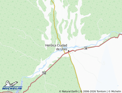 MICHELIN Santiago de Ures map - ViaMichelin