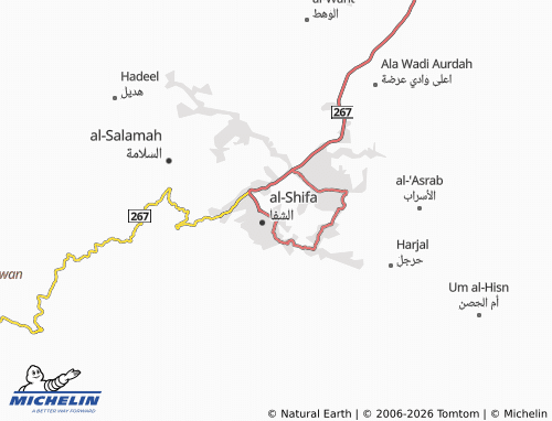 Carte MICHELIN al-Fara - ViaMichelin