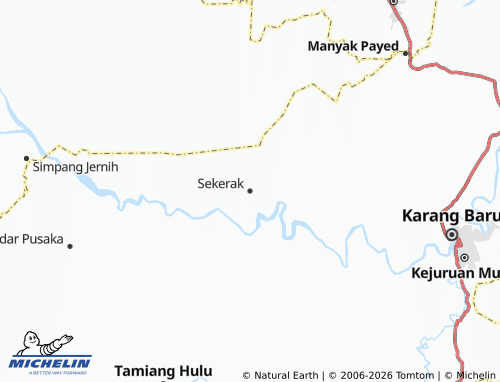 MICHELIN Sekerak map - ViaMichelin