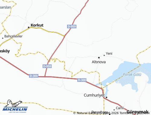 Mappa MICHELIN Güneyik - ViaMichelin