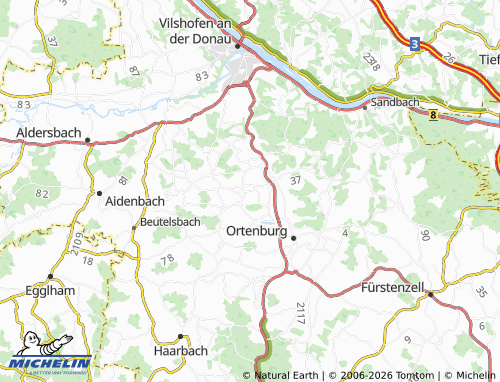 MICHELIN Unterthannet map - ViaMichelin