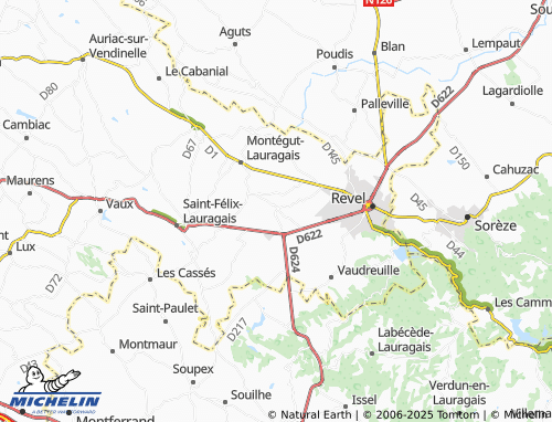 Carte MICHELIN Jalabertie - ViaMichelin