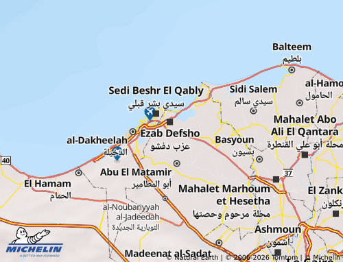 MICHELIN-Landkarte Kafr El Dawar - ViaMichelin