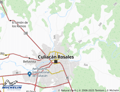 MICHELIN 16 de Septiembre map - ViaMichelin