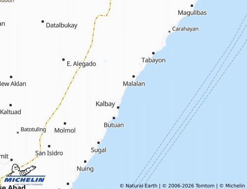 MICHELIN Tanuman map - ViaMichelin