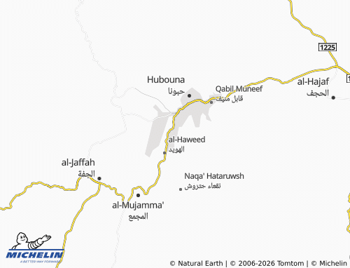 MICHELIN-Landkarte al-Wasee'at - ViaMichelin