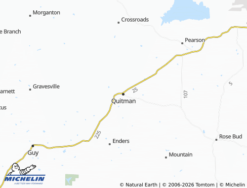 Mapa MICHELIN Quitman - ViaMichelin